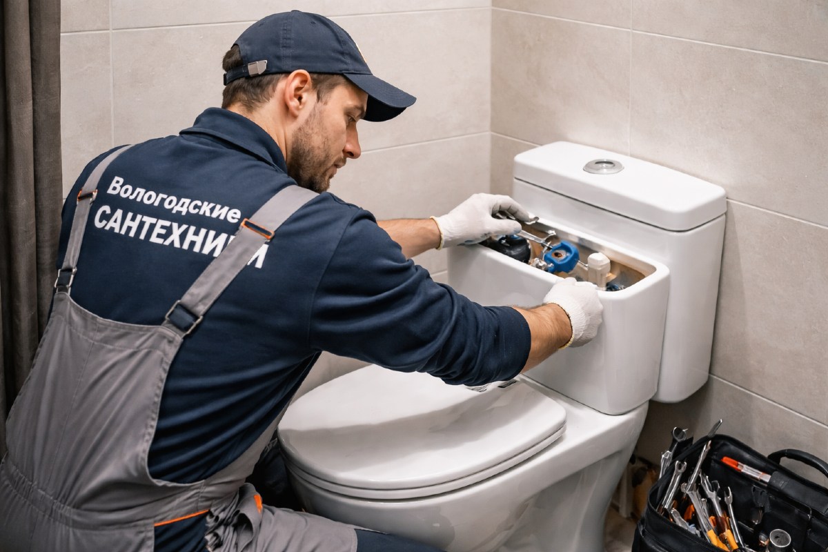 Как починить бачок унитаза с кнопкой, если он течет после смыва?